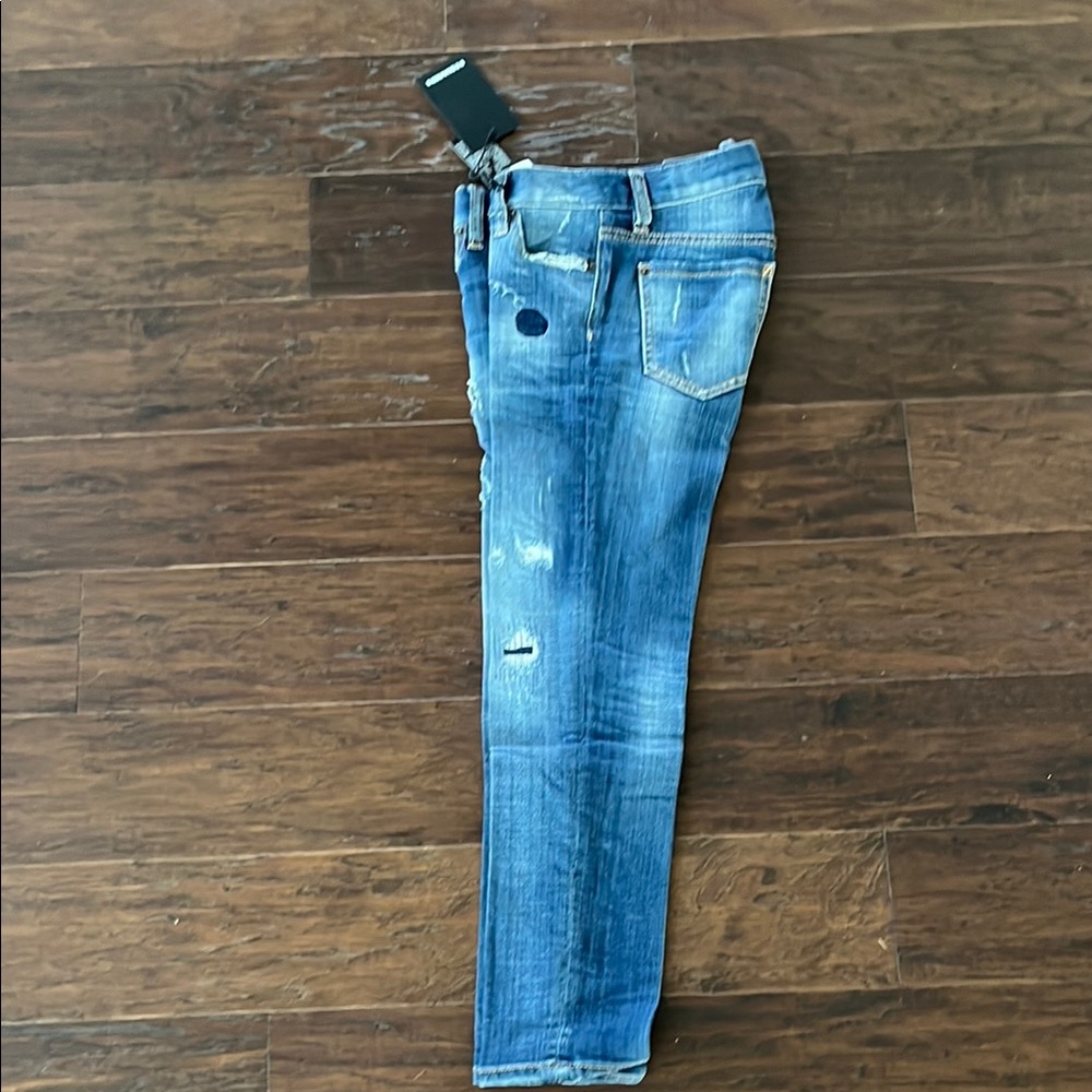 Dsquared2 Blue Distressed Jeans